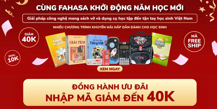 Khuyến mãi Fahasa Buôn Ma Thuột