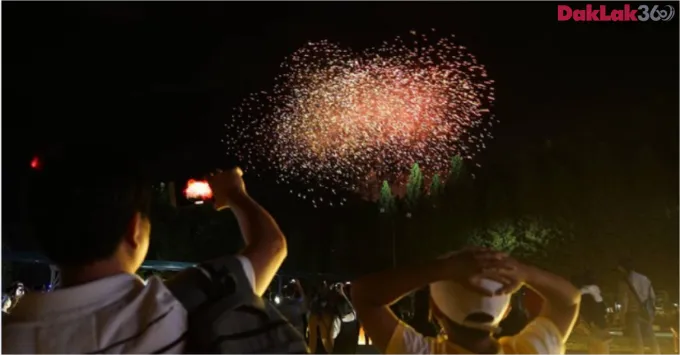Hình ảnh về Tết Dương lịch 2026 Đắk Lắk có bắn pháo hoa không?